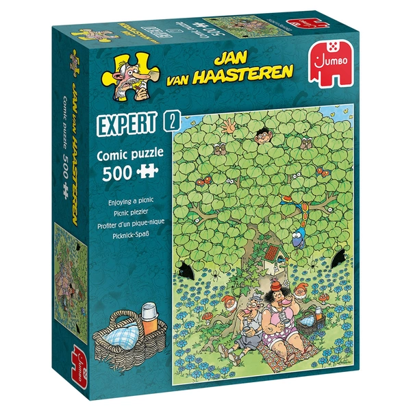 Jumbo Spiele Jan van Haasteren Expert - Picknick Puzzle, Comicpuzzle, Comic, Puzzlespiel, 500 Teile, 20090 Jumbo Spiele Jan van Haasteren Expert - Picknick Puzzle, Comicpuzzle, Comic, Puzzlespiel, 500 Teile, 20090