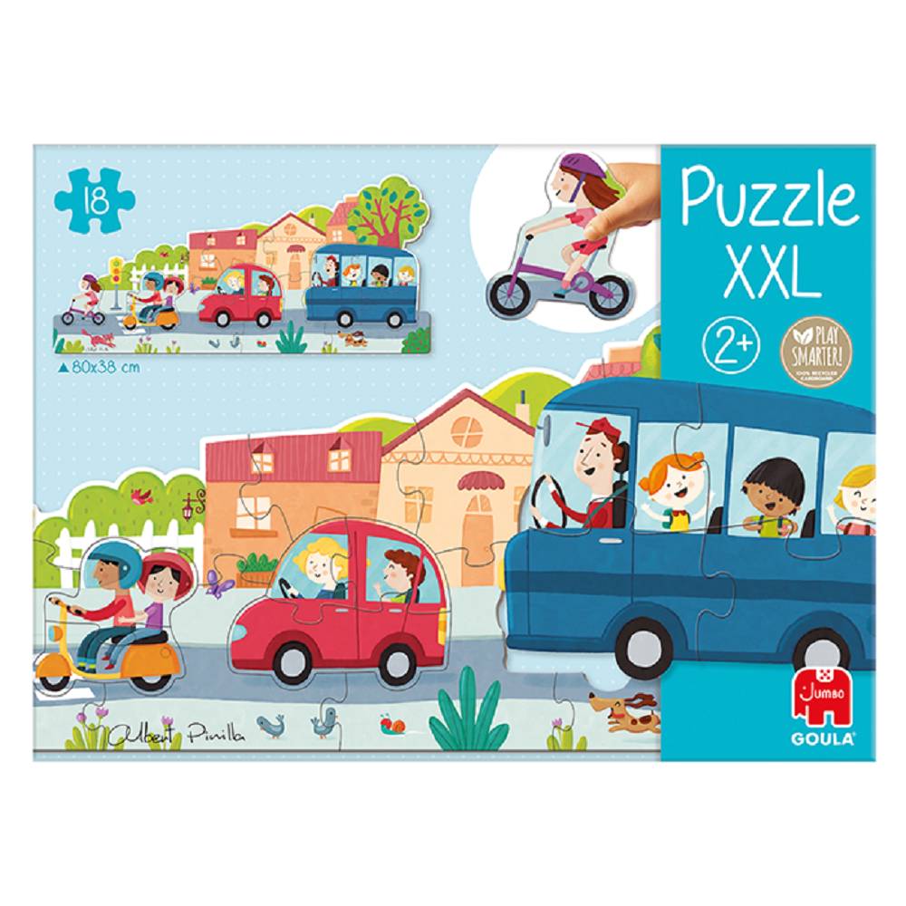 Goula 453428 Puzzle XXL Stadt, Puzzle