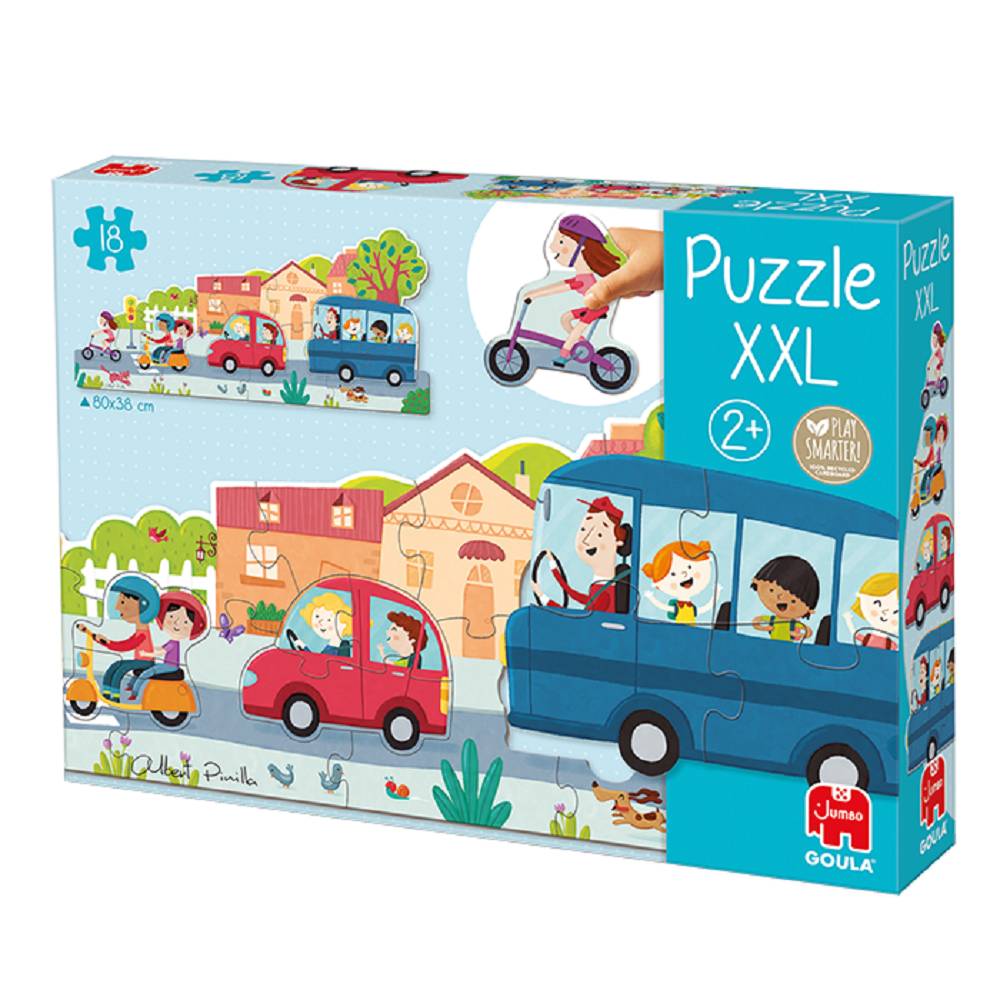 Goula 453428 Puzzle XXL Stadt, Puzzle