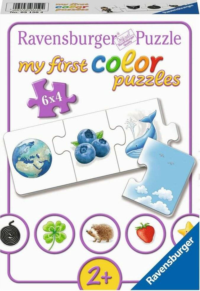 my first color puzzle: Farben lernen (6x 4 Teile)