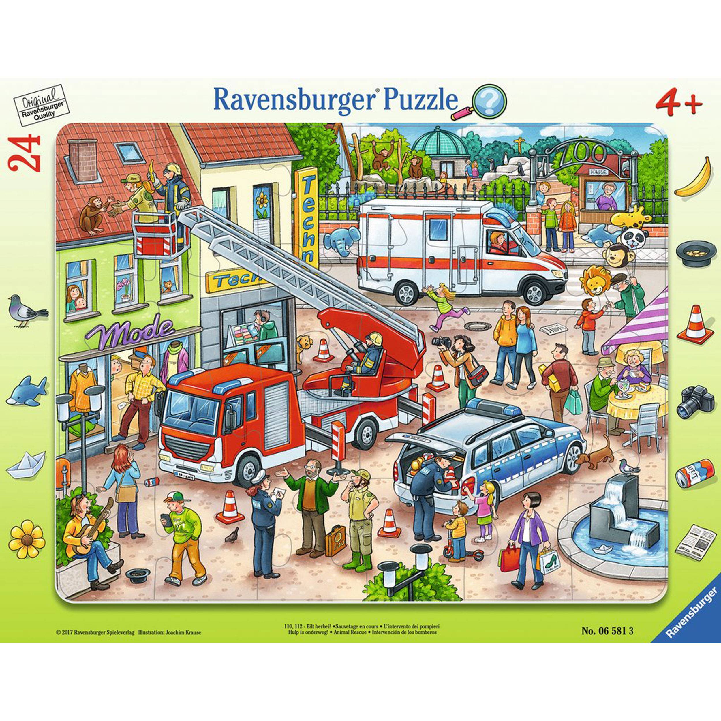 Ravensburger Puzzle 110, 112 - Eilt Herbei!, 25 Teile, 06581 3