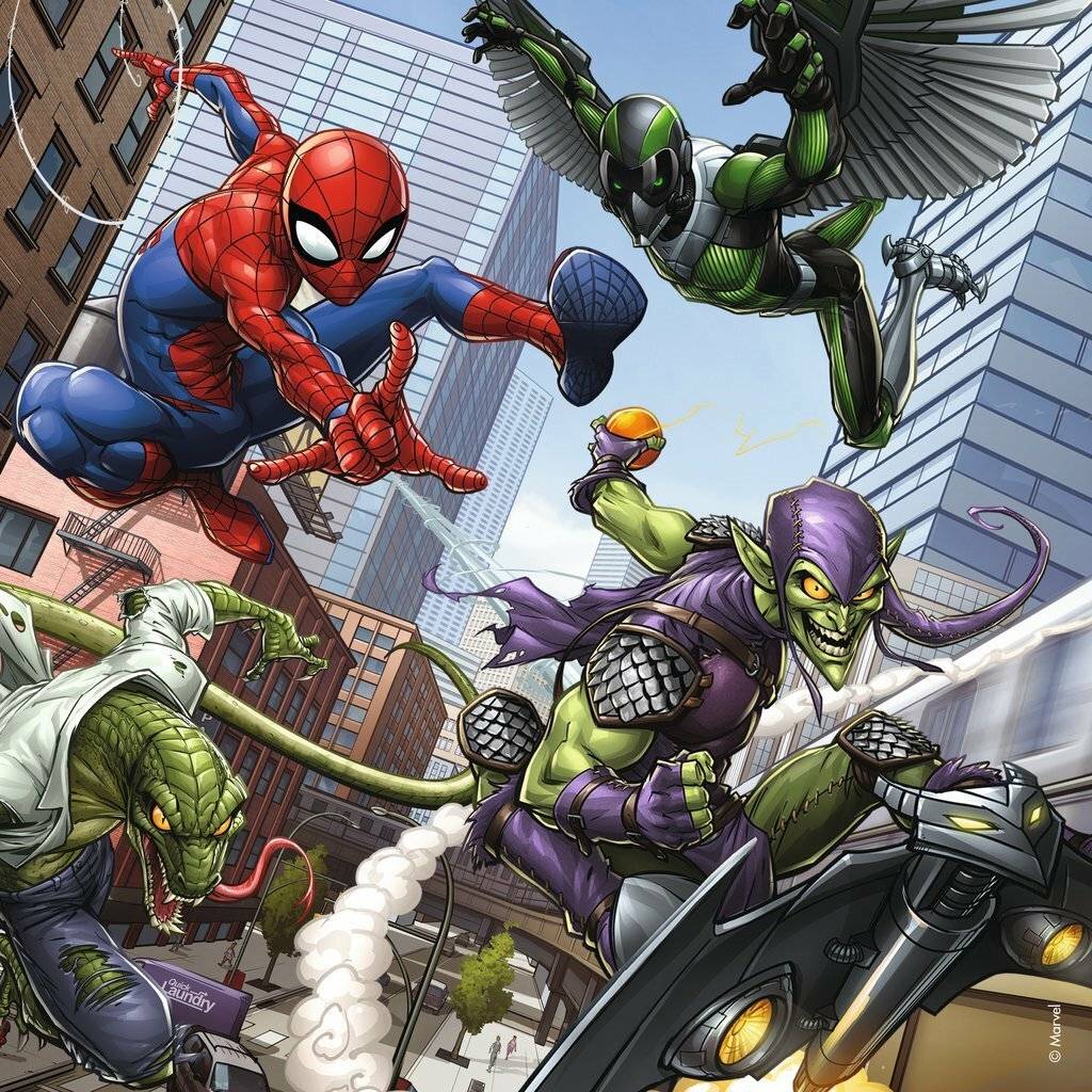 Spiderman Puzzle, 3x49tlg.