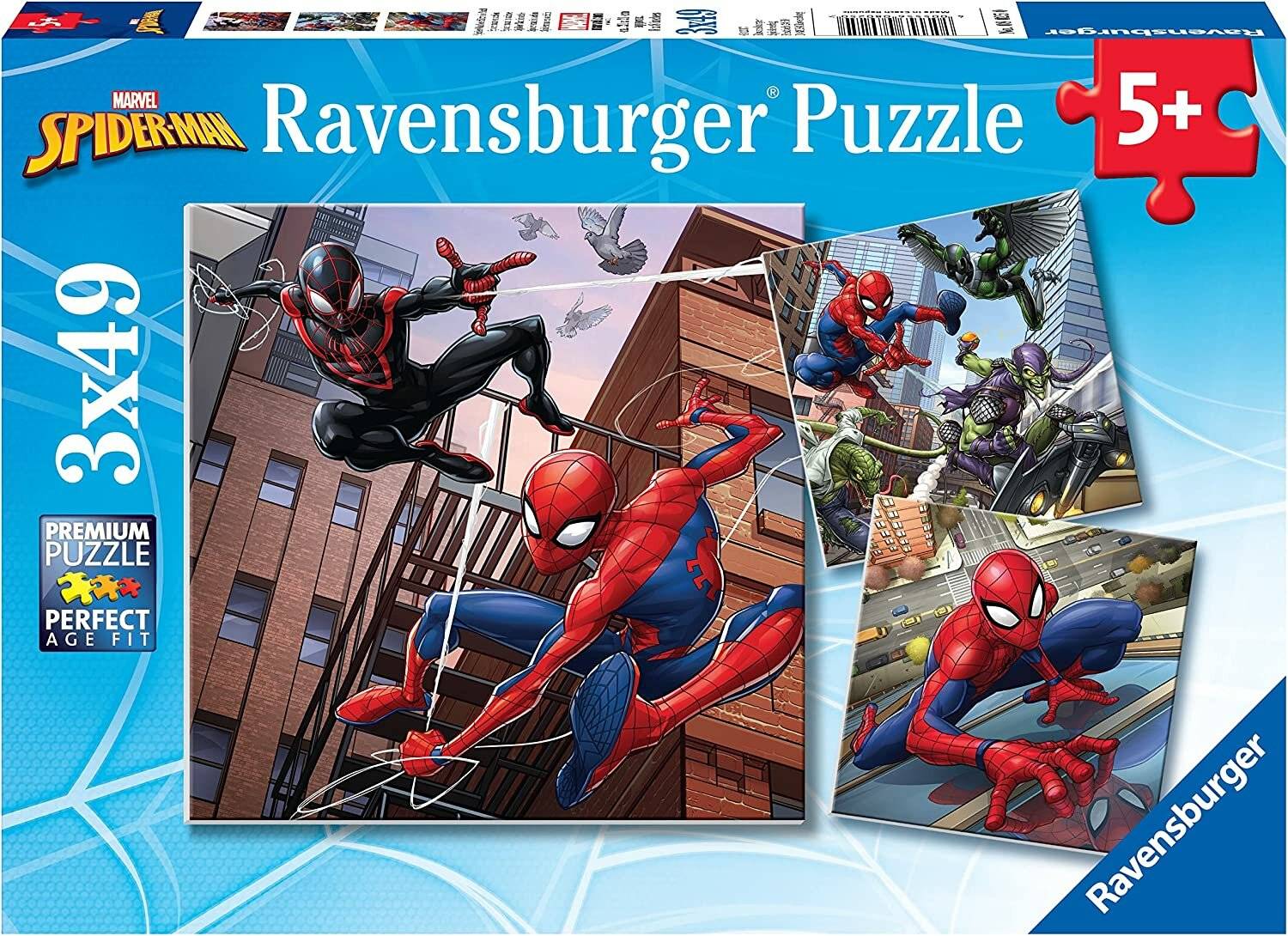 Spiderman Puzzle, 3x49tlg.