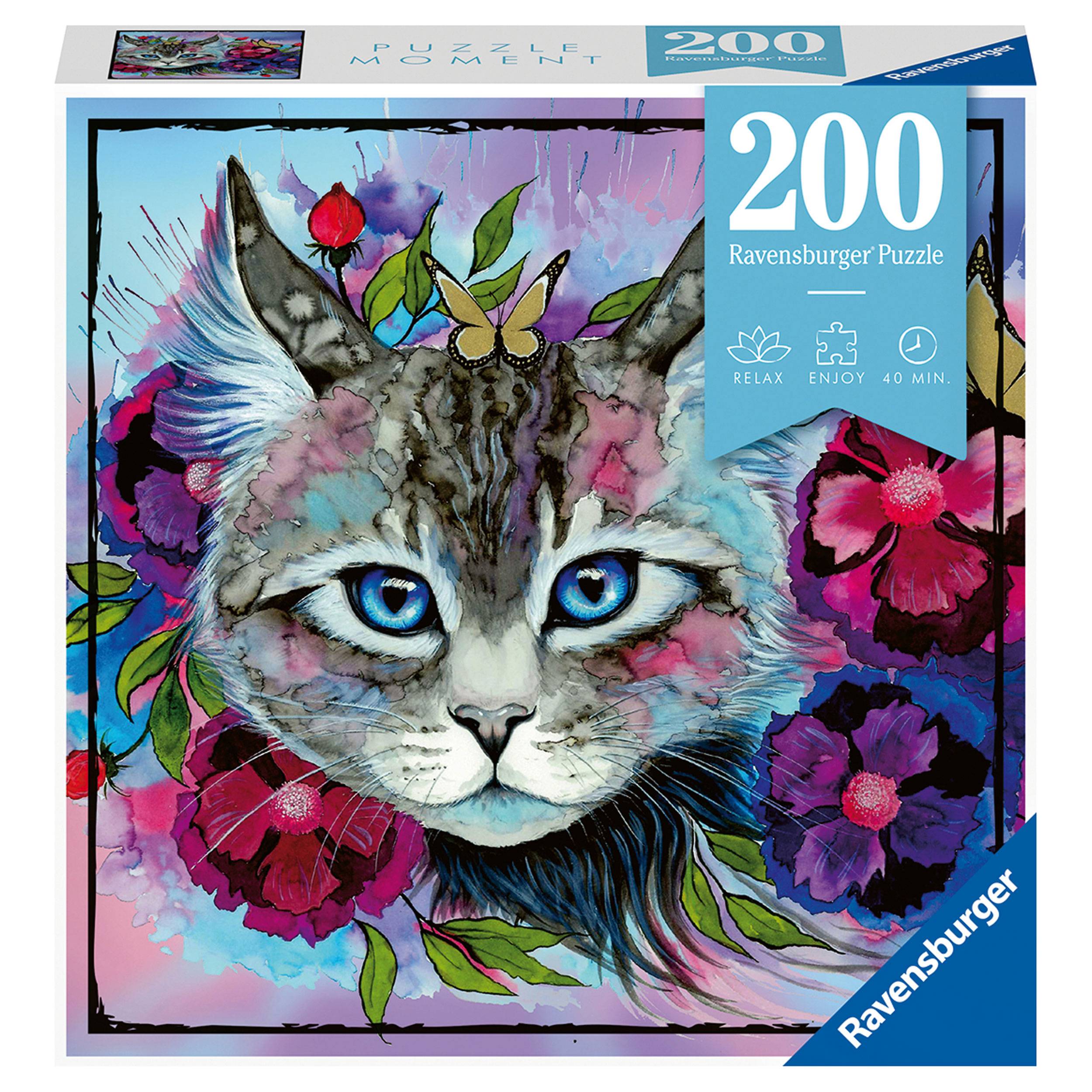 Ravensburger Puzzle Moment Cateye, Erwachsenenpuzzle, Kinderpuzzle, Puzzles, 200 Teile, 12960