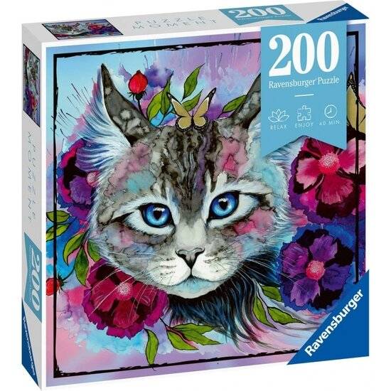 RAVENSBURGER Puzzle Moment: Katze 200 Teile