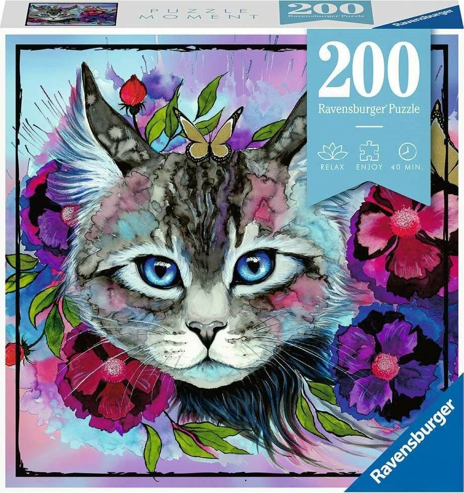 RAVENSBURGER Puzzle Moment: Katze 200 Teile