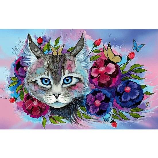 RAVENSBURGER Puzzle Moment: Katze 200 Teile