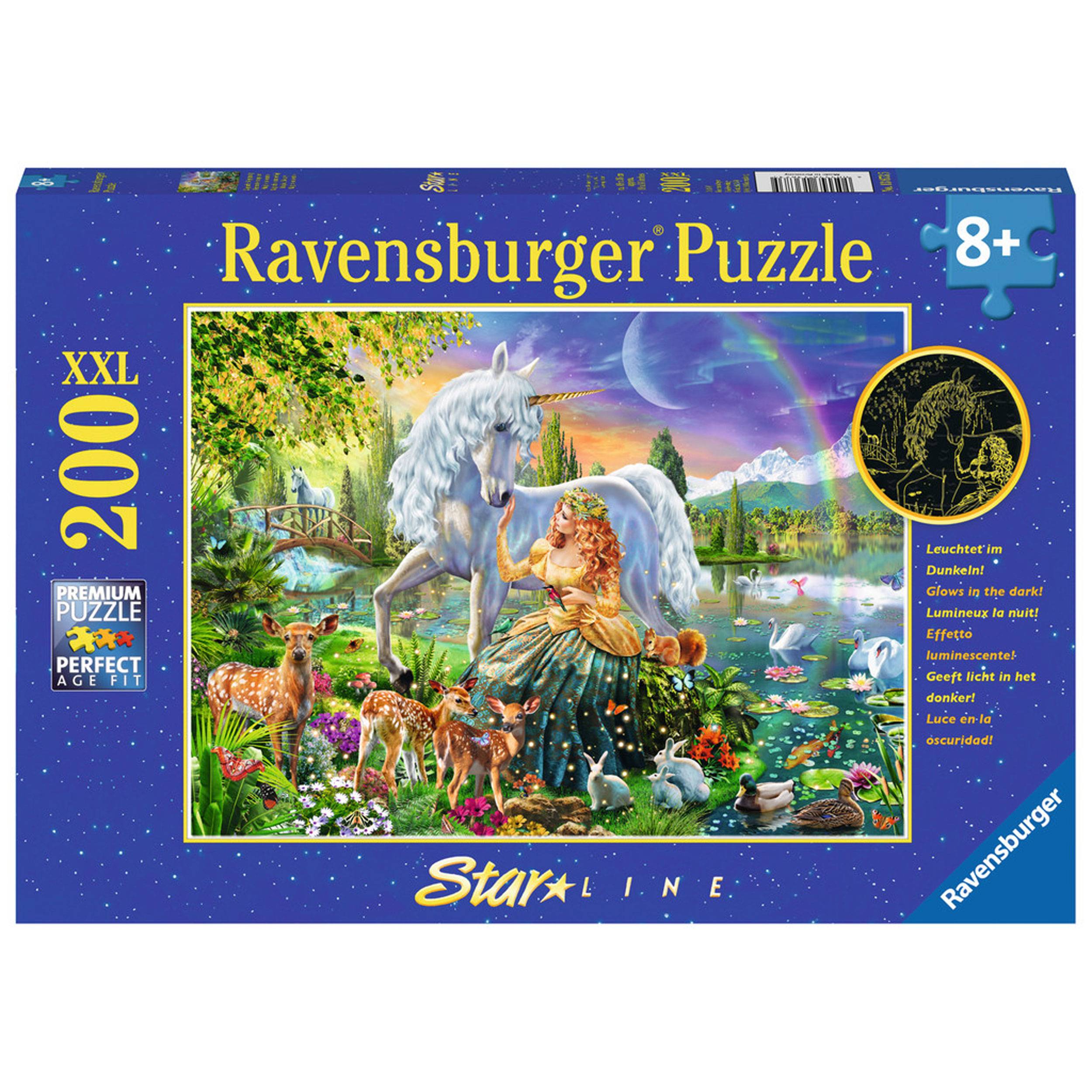 Ravensburger Puzzle Magische Begegnung, 200 Teile XXL, 13673 5