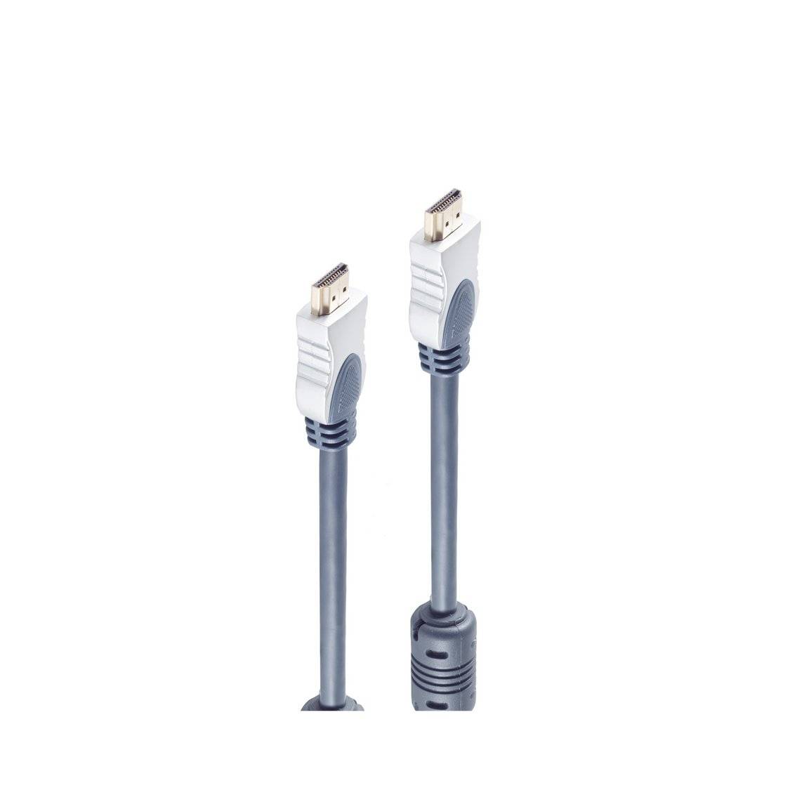 shiverpeaks® High Speed HDMI Kabel mit Ethernet, vergoldete Kontakte, 2x Ferrit, ULTRA HD, 3D, 15m