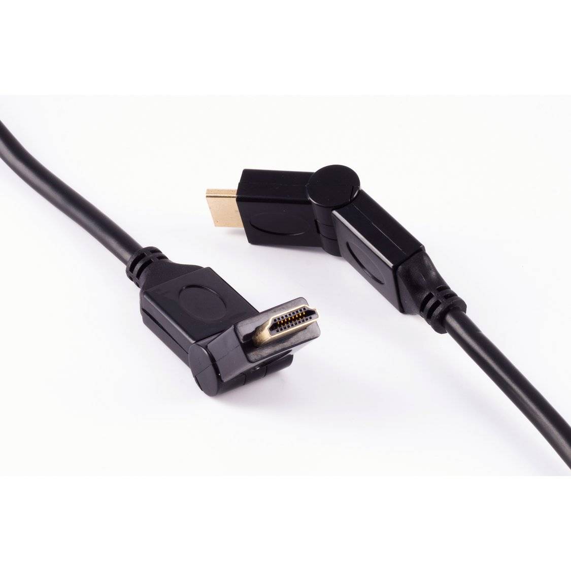 HDMI A-Stecker/HDMI A-Stecker winkelbar HEAC 1,5m