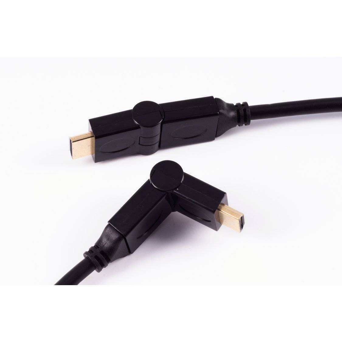 HDMI A-Stecker/HDMI A-Stecker winkelbar HEAC 1,5m