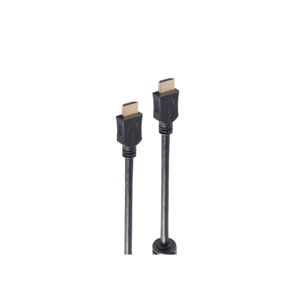 HDMI A-Stecker/HDMI A-Stecker verg Ferrit HEAC 10m