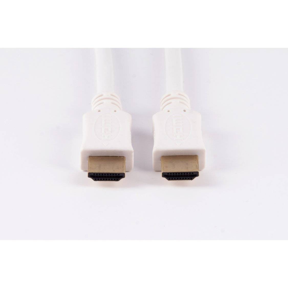 HDMI A-Stecker/HDMI A-Stecker verg. HEAC weiß 3m