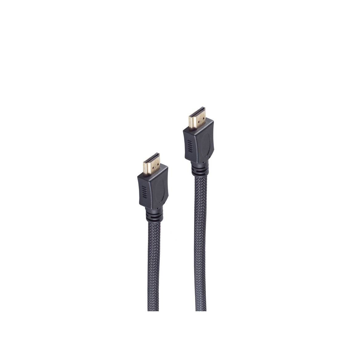 HDMI A-St/HDMI A-St verg HEAC sw Nylon Mantel 1,5m