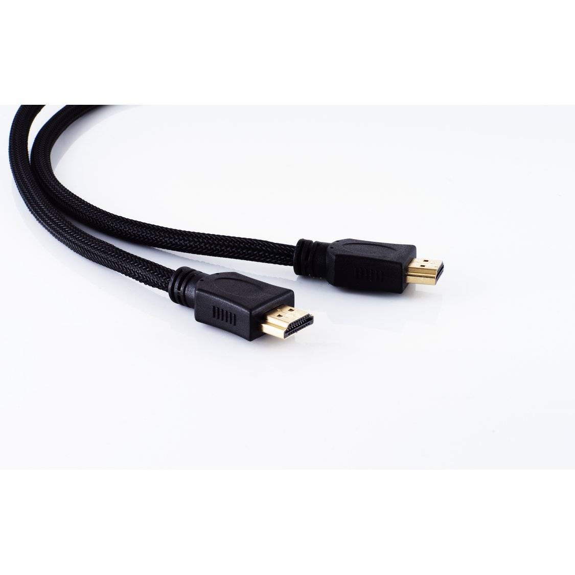 HDMI A-St/HDMI A-St verg HEAC sw Nylon Mantel 7,5m