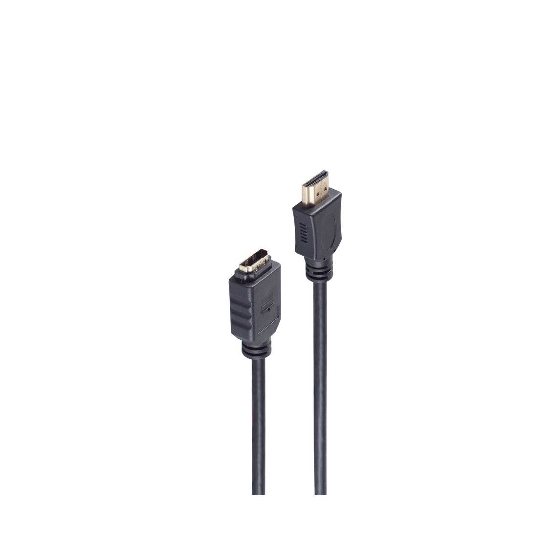 HDMI A-Stecker / HDMI A-Buchse verg. HEAC 0,25m