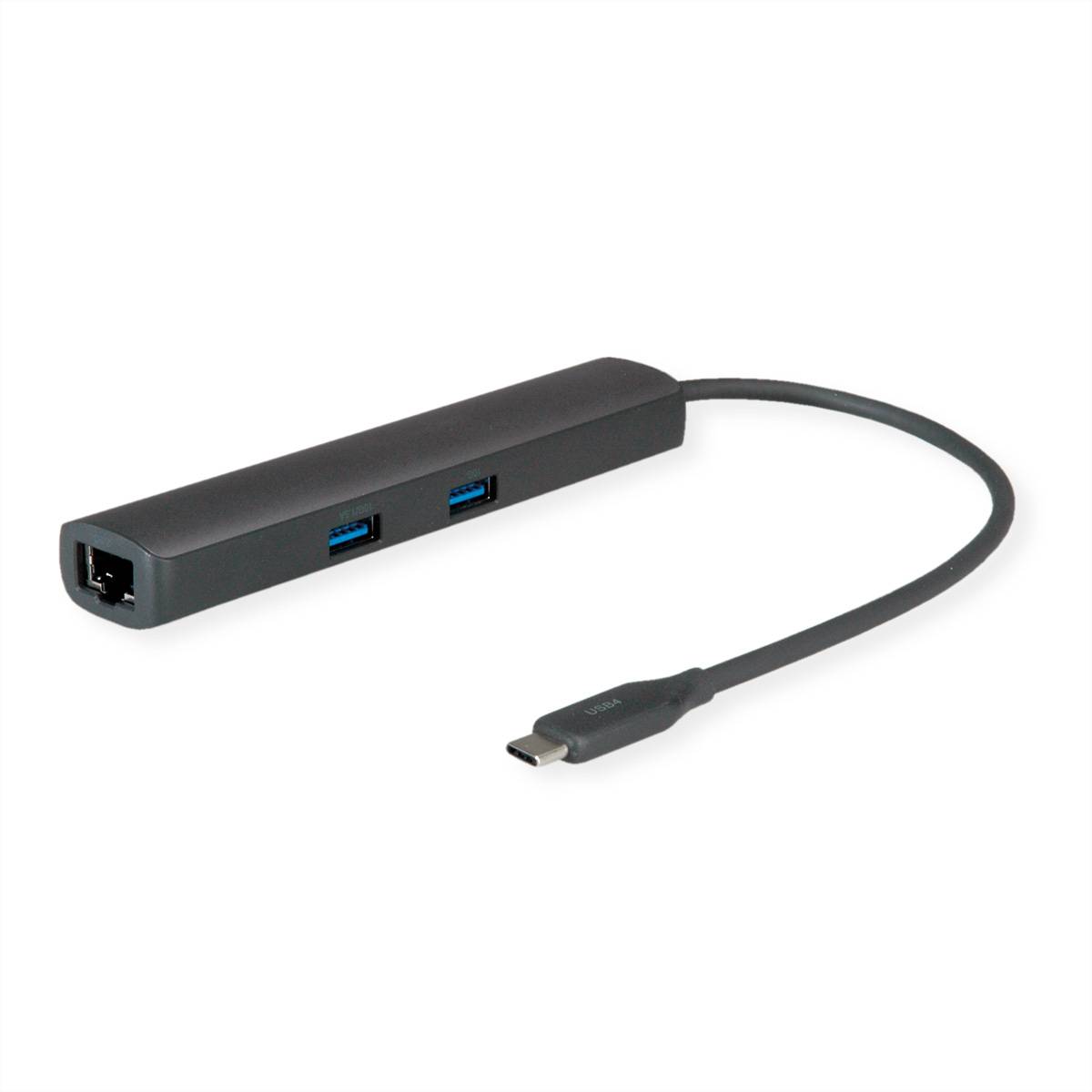 ROLINE Dockingstation USB Typ C, 8K30 HDMI, USB 3.2 Gen 2 (Typ-A+C), PD, 2.5GbE LAN