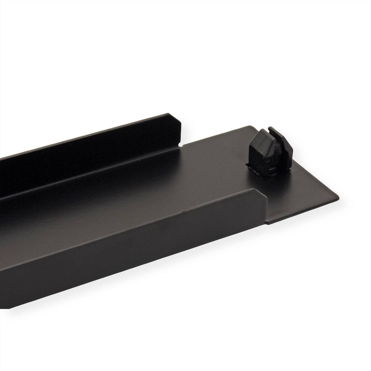 VALUE 19-Zoll-Blindplatte Snap-in, 1 HE, schwarz