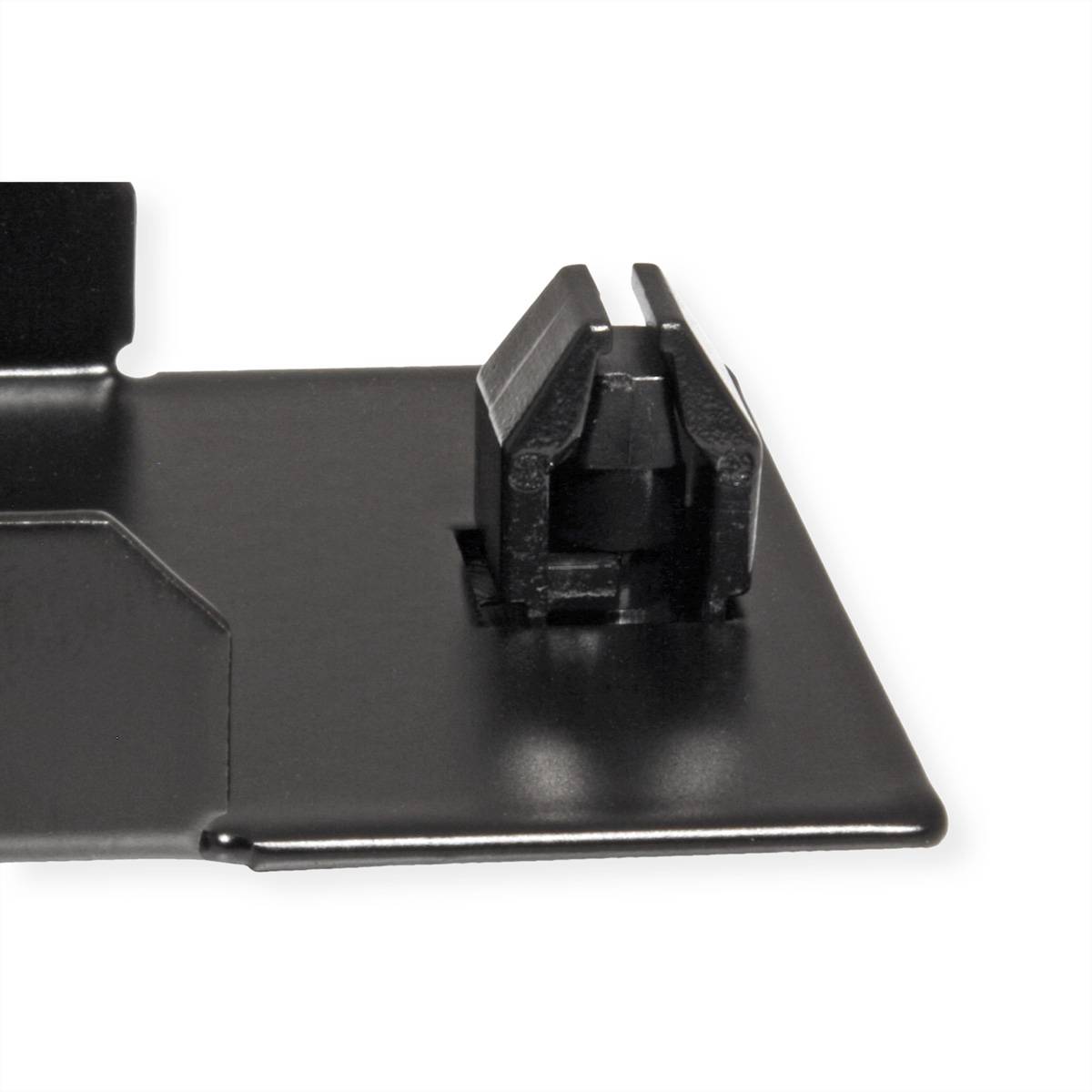 VALUE 19-Zoll-Blindplatte Snap-in, 1 HE, schwarz