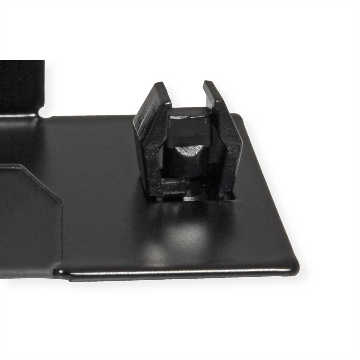 VALUE 19-Zoll-Blindplatte Snap-in, 1 HE, schwarz