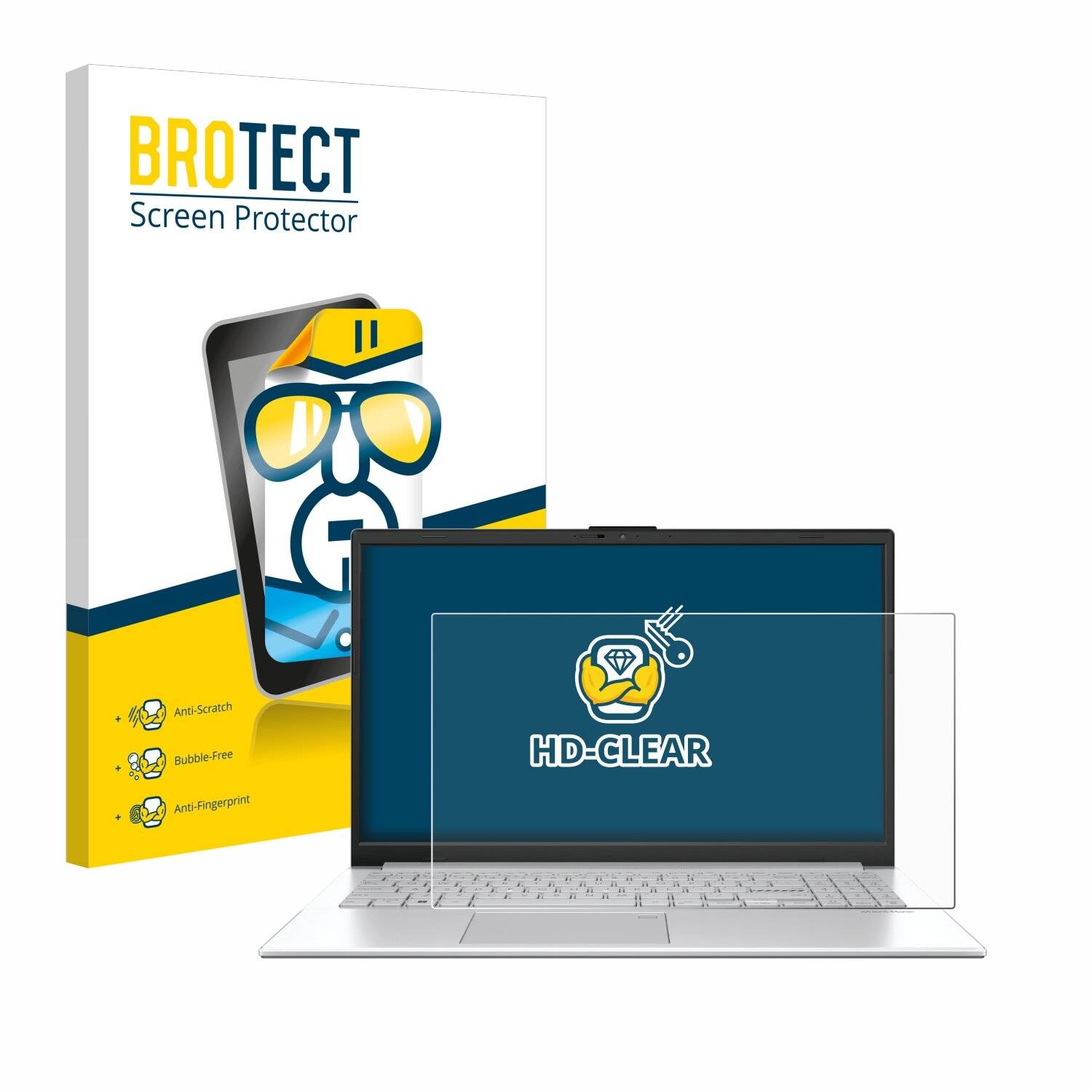 BROTECT Displayschutz-Folie für ASUS Vivobook Go 15