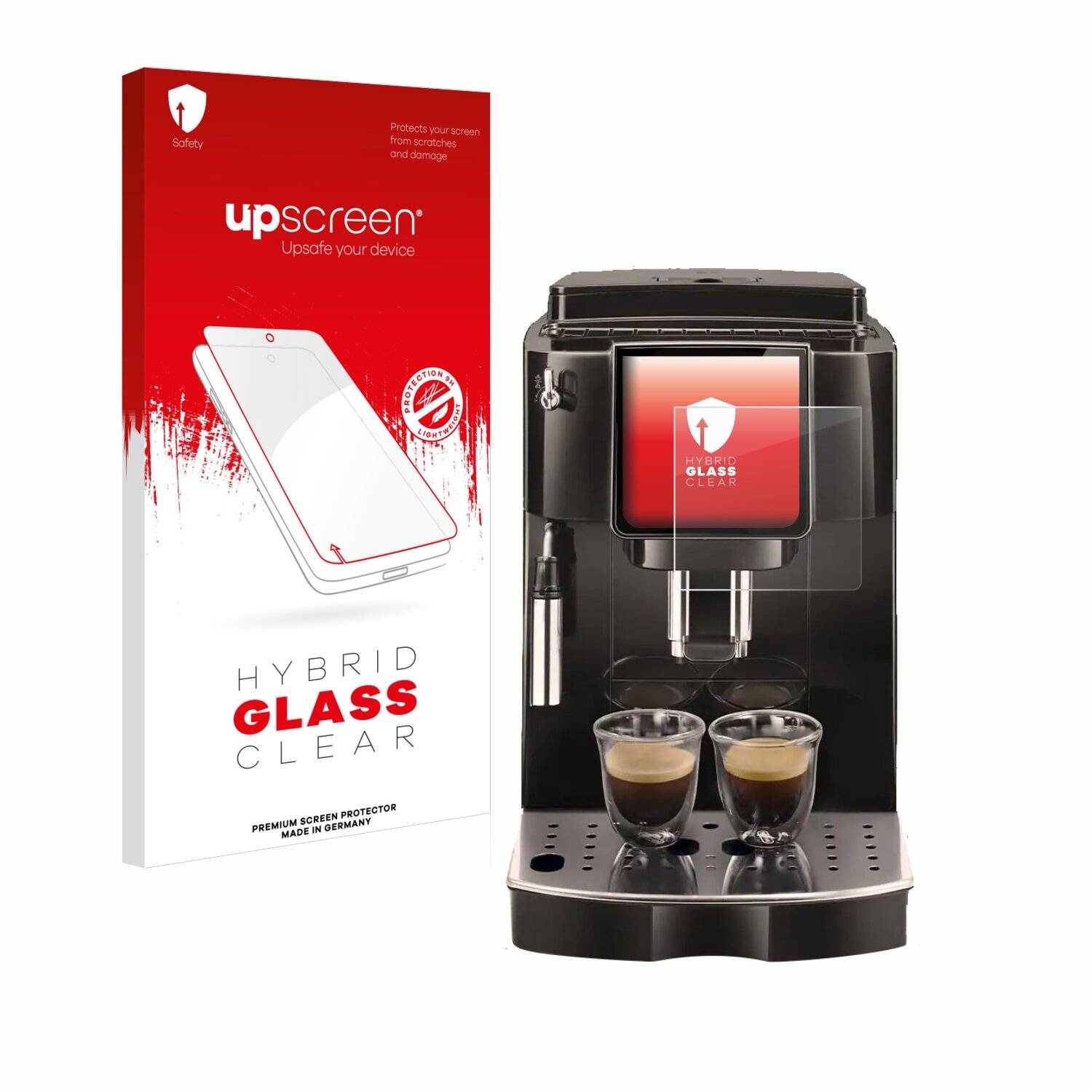 upscreen Hybrid Glas Panzer-Folie für DeLonghi Magnifica Start