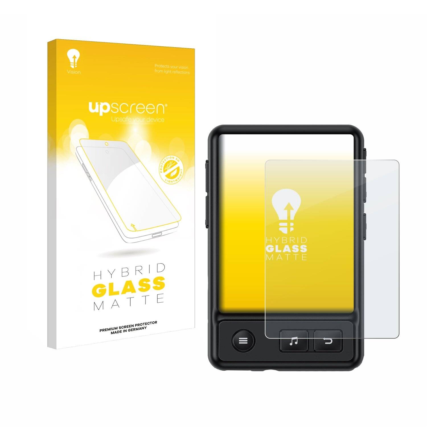 upscreen Hybrid Glas Matt Panzer-Folie für AGPtek