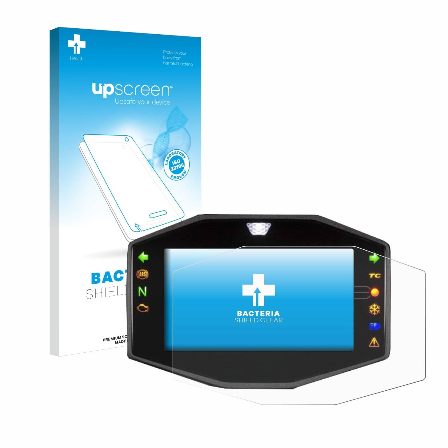 upscreen Bacteria Shield Schutzfolie für Suzuki V-Strom 1050DE 2020-2022 -