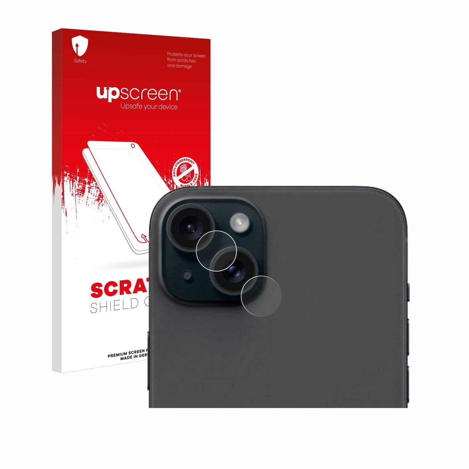 upscreen Scratch Shield Schutzfolie für Apple iPhone 15 Plus (NUR