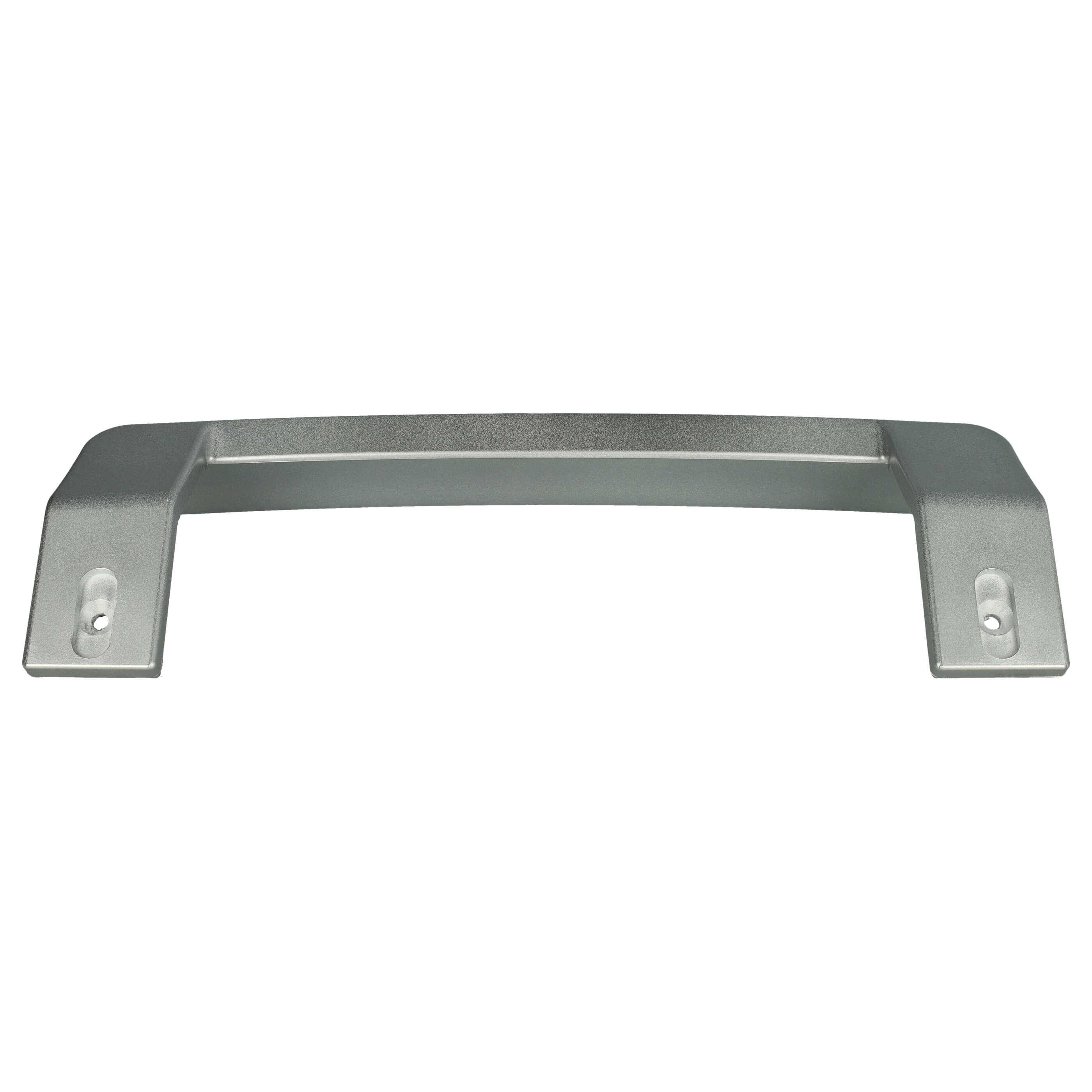 vhbw Türgriff kompatibel mit Beko CS 234030 114593, Kühlschrank Kunststoff Silber