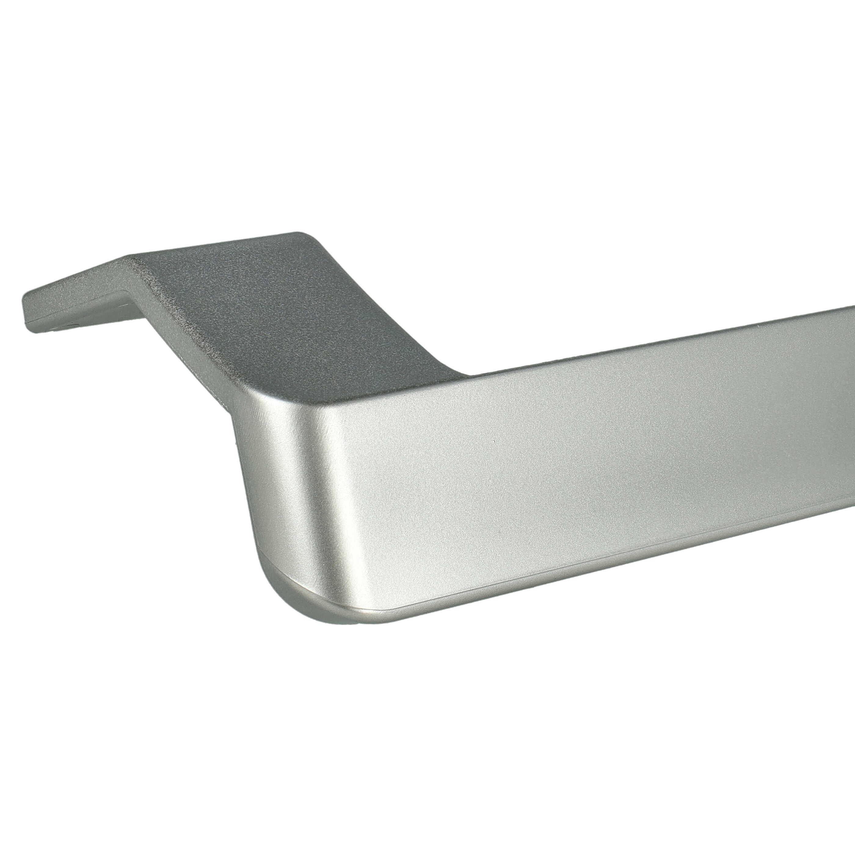 vhbw Türgriff kompatibel mit Beko CS 234030 114593, Kühlschrank Kunststoff Silber