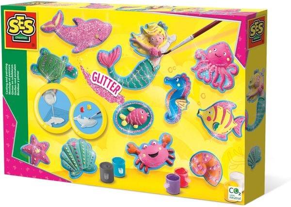 Gipsgießset Meerestiere