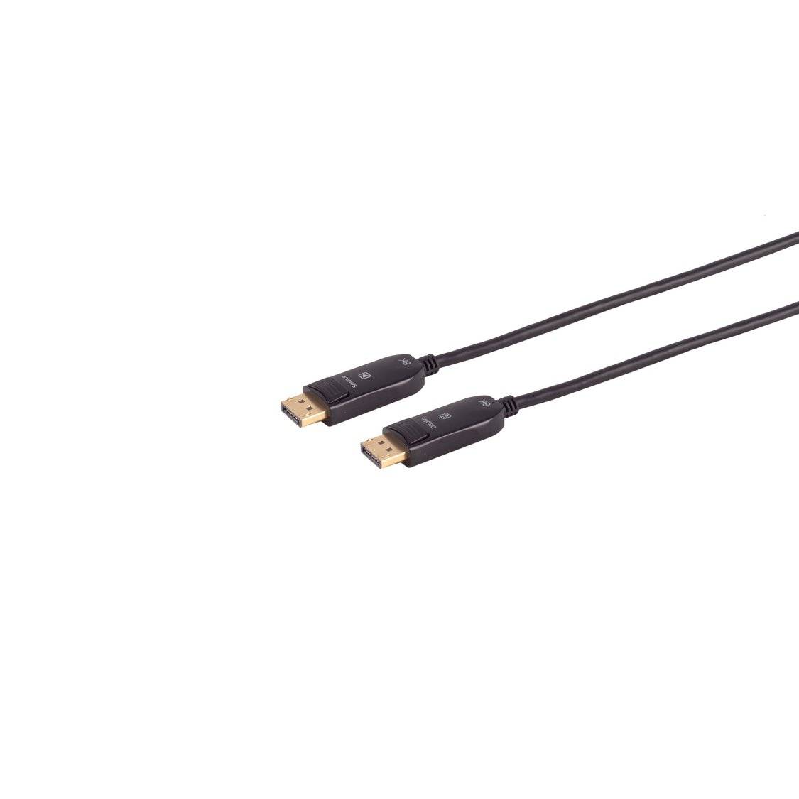 Displayportkabel-Optisches DisplayPort Kabel, Rev1, 8K, 50m