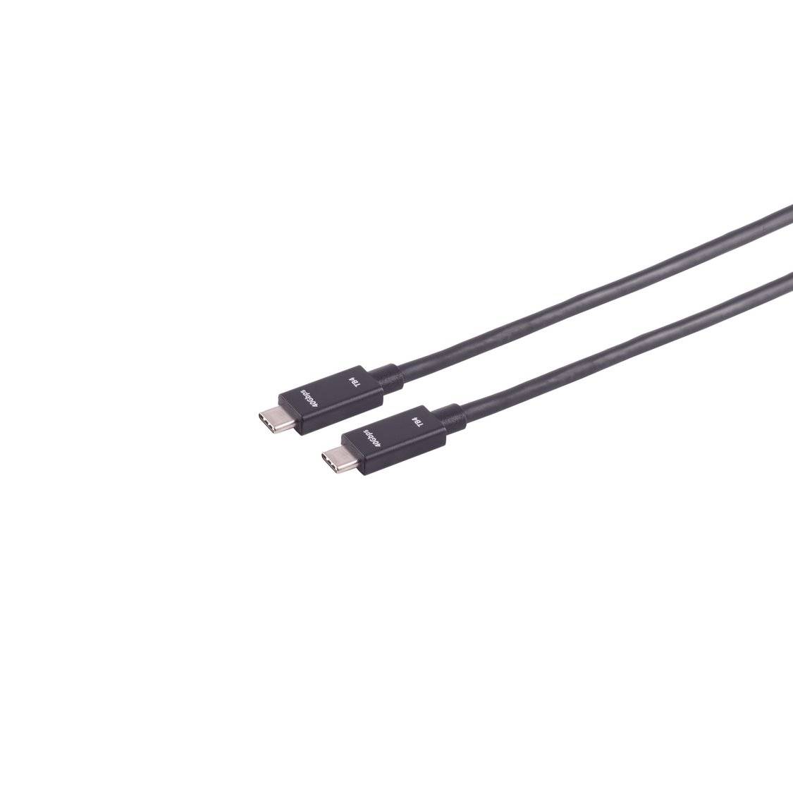 USB-C® Verbindungskabel, Typ-C Stecker auf Typ-C Stecker, TB4, UltraFlex, 2,0m