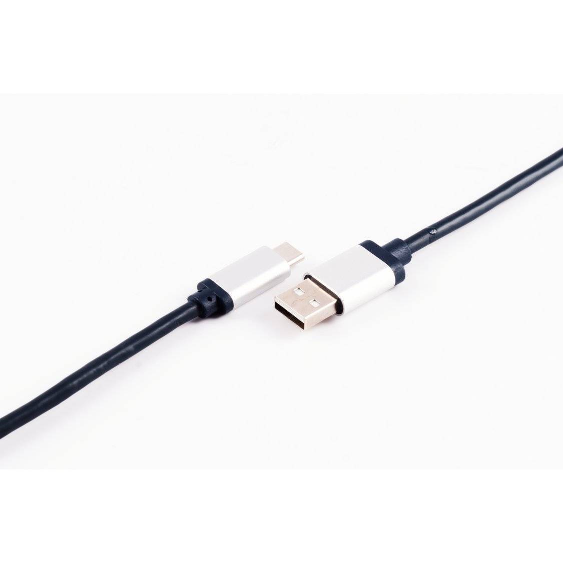 shiverpeaks® USB 2.0 Anschlusskabel, USB A Stecker auf USB-C Stecker, 1,0m