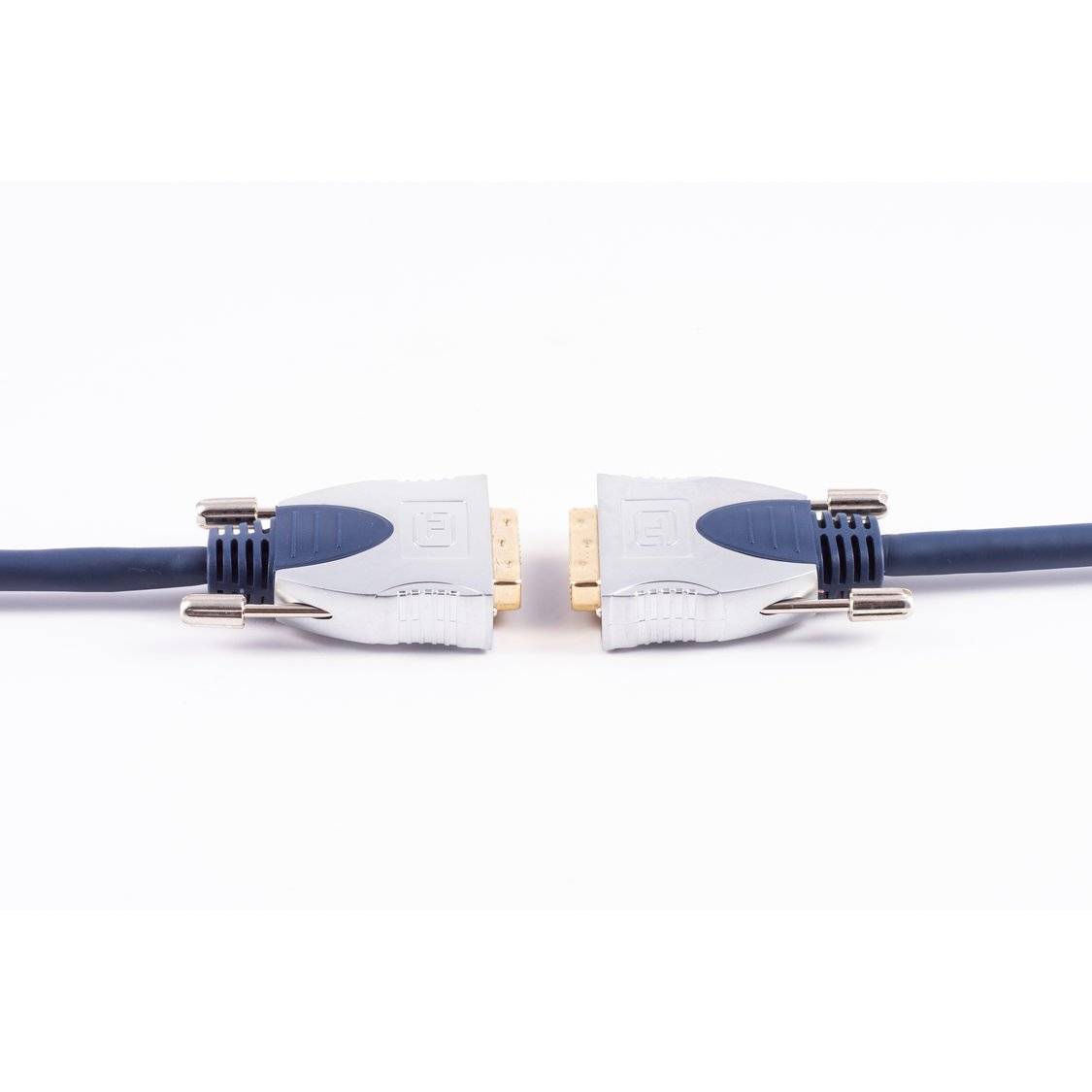 shiverpeaks® DVI-D Verbindungskabel, 24+1, Dual-Link, vergoldete Kontakte, mit 2x Ferrit, 7,50m