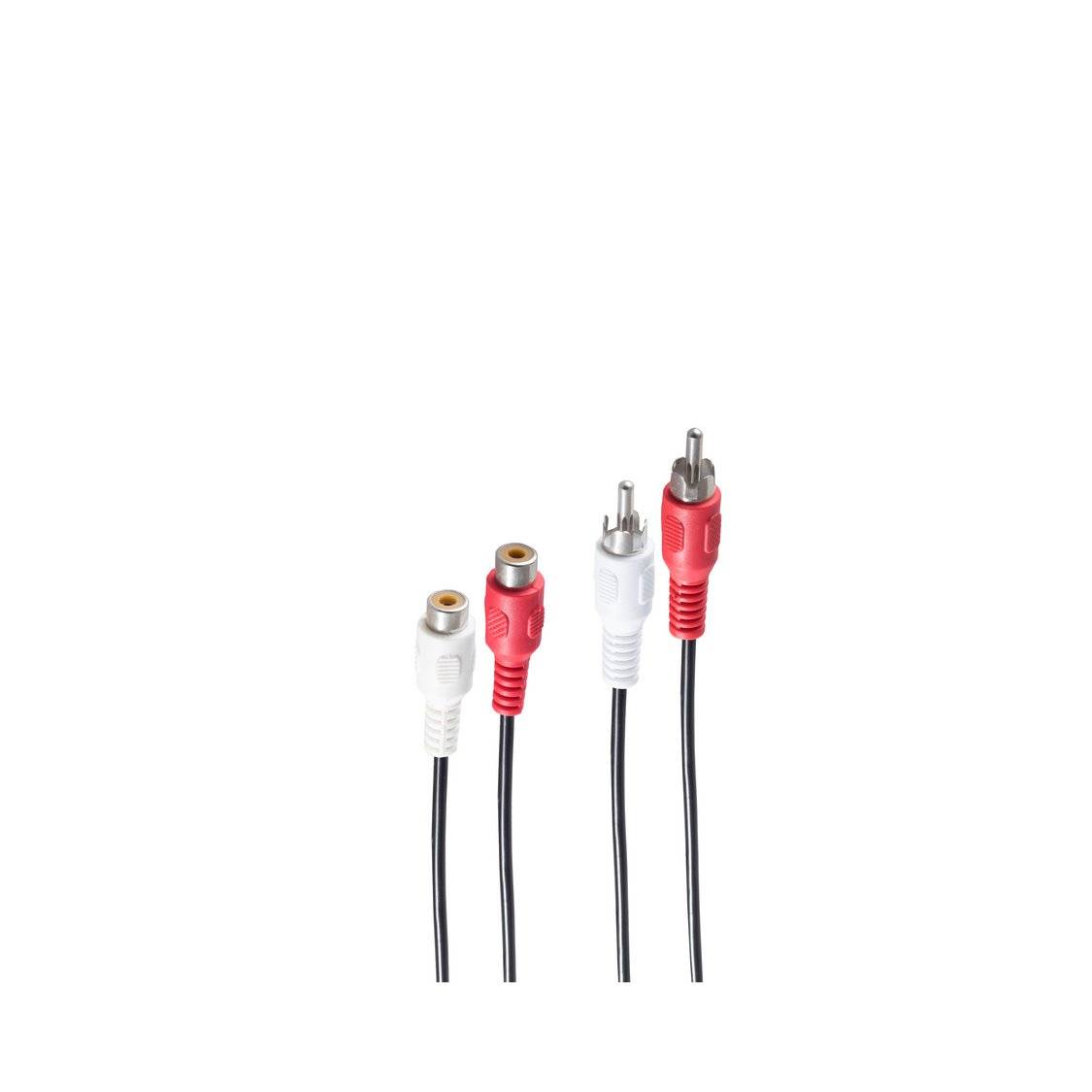 2 Cinchstecker / 2 Cinchkupplung, 1,5m