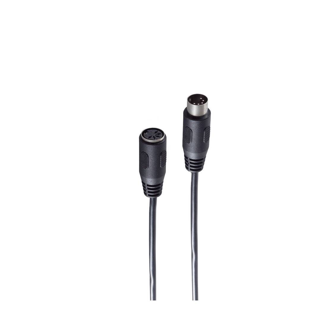DIN Verlängerung- 5-pol. Stecker/ Buchse 2,5m