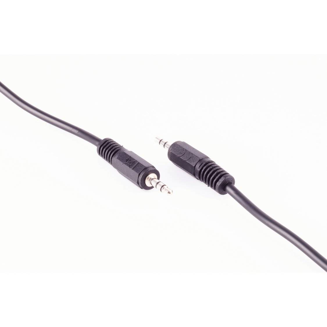 2 Klinkenstecker 3,5mm Stereo, 0,5m