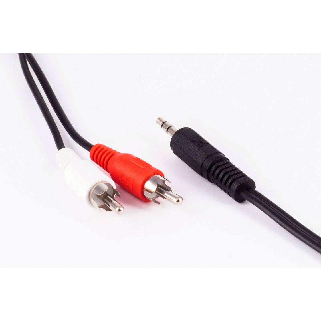 Klinkenst. 3,5mm Stereo/ 2 Cinchstecker 2,5m