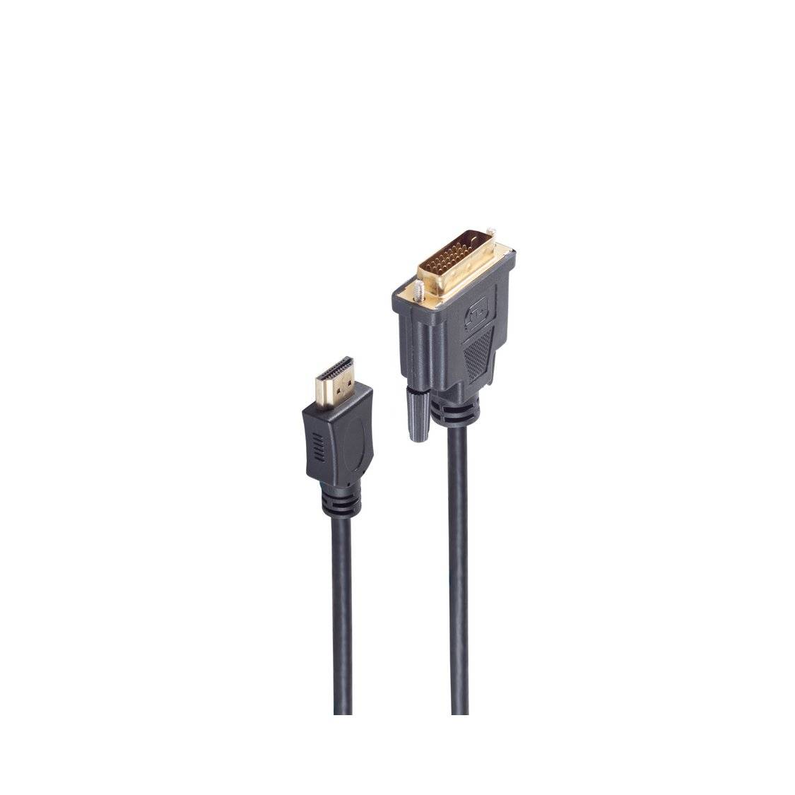 HDMI Stecker / DVI-D (24+1) Stecker verg. 7,5m
