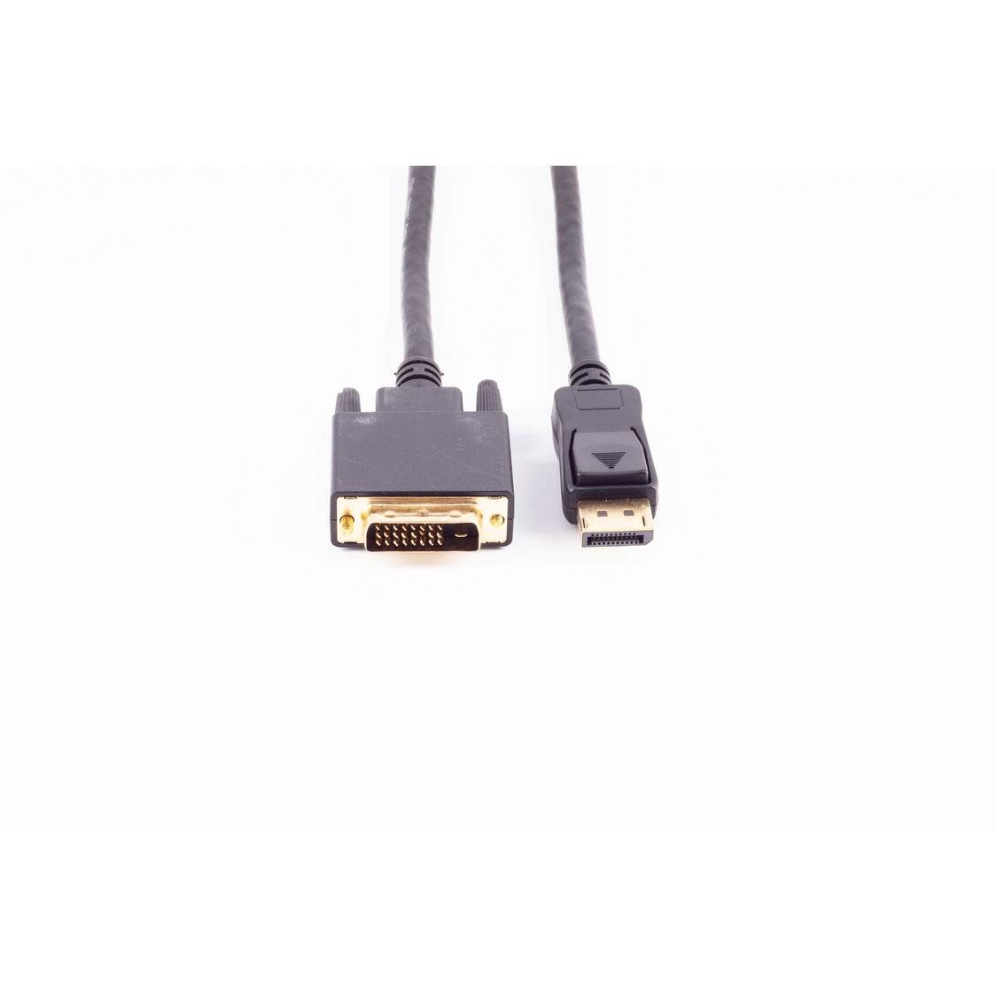 Displayport Stecker 20p / DVI 24+1 Stecker 3m