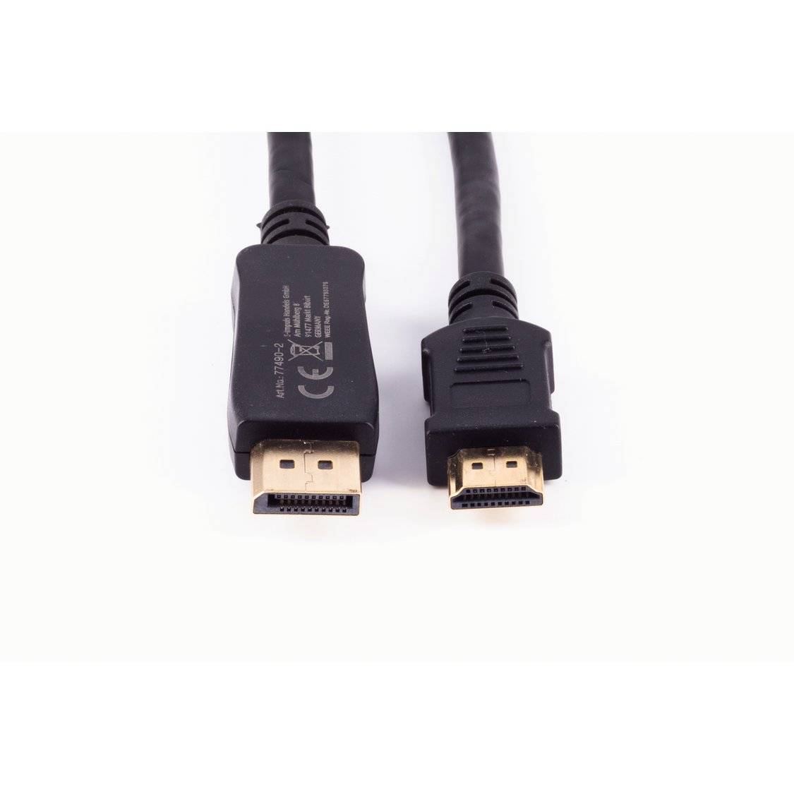 Displayport Stecker 20p / HDMI Stecker 1m