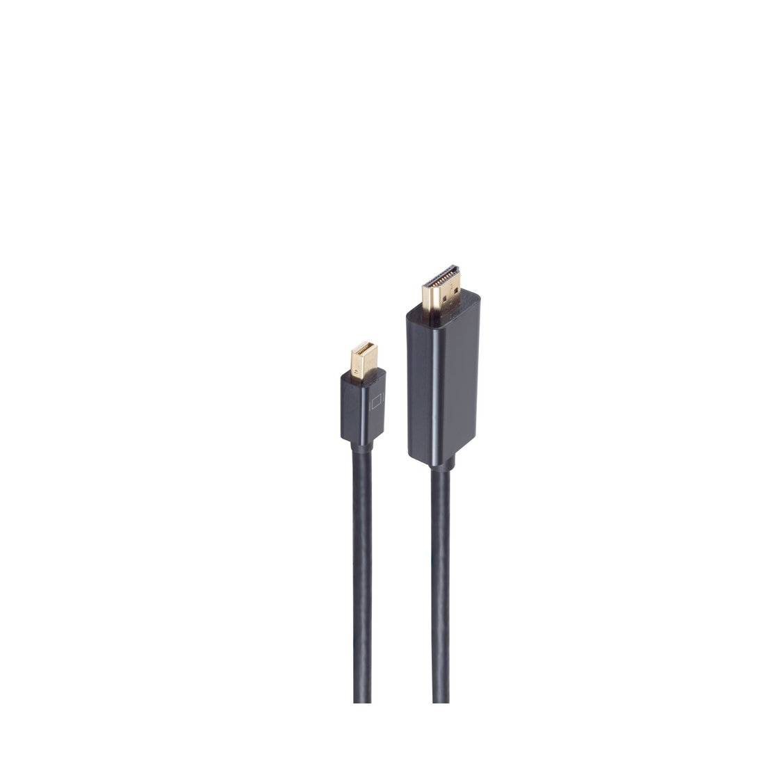 Mini Displayport 1.2 /HDMI Stecker 4K, schwarz 2m