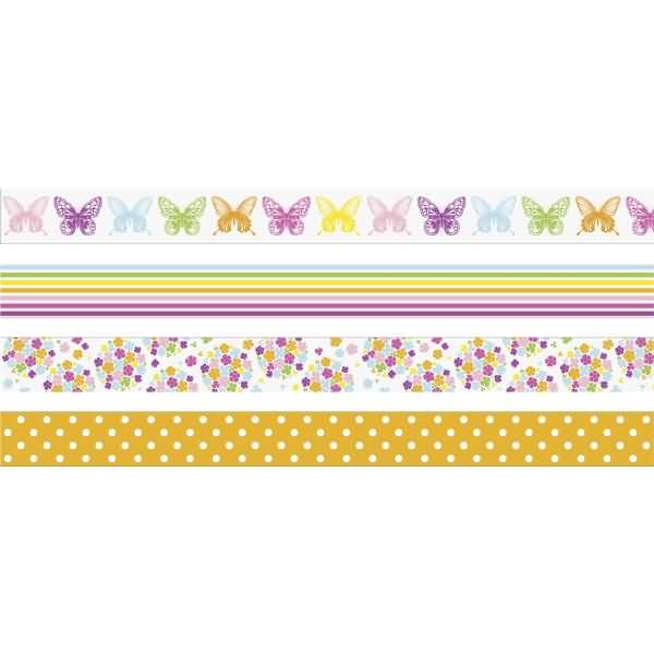 Deko-Tape Schmetterlinge etc. VE=4 Rollen