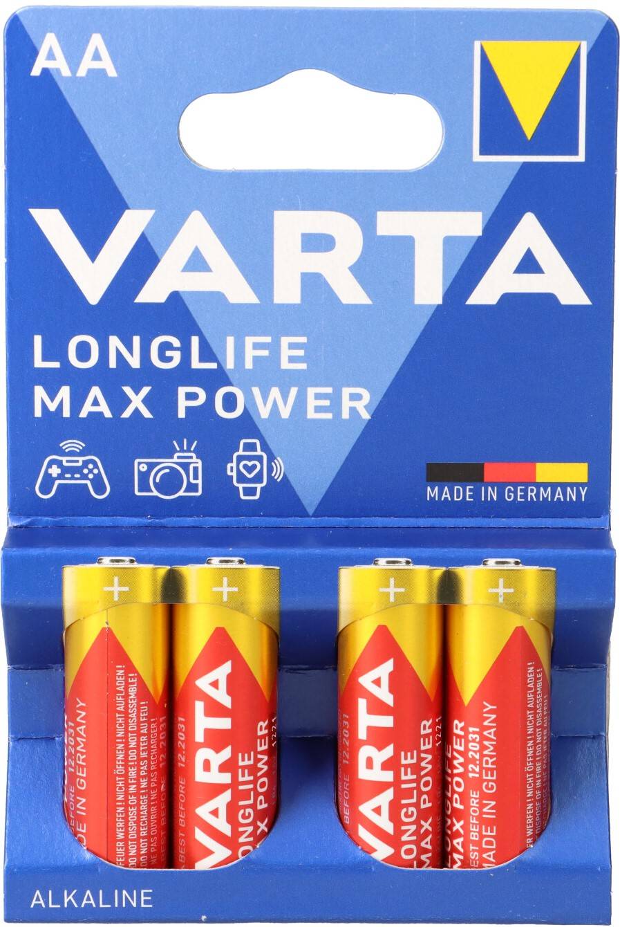 Varta 4706 Max Power Mignon Batterie AA 4er Blister