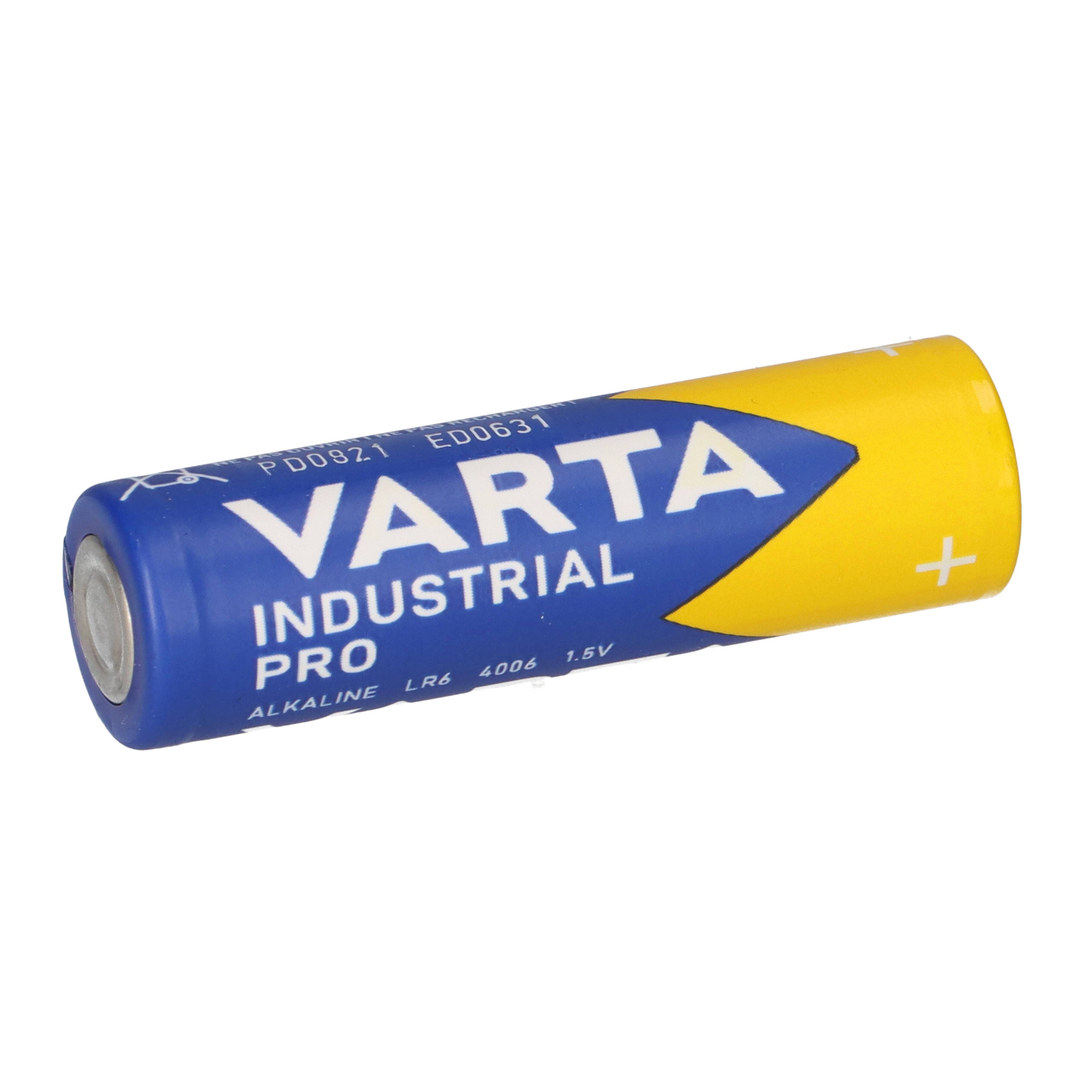 VARTA Industrial Pro Batterie-Set 40 Stück – 20x AA LR6 + 20x AAA LR03