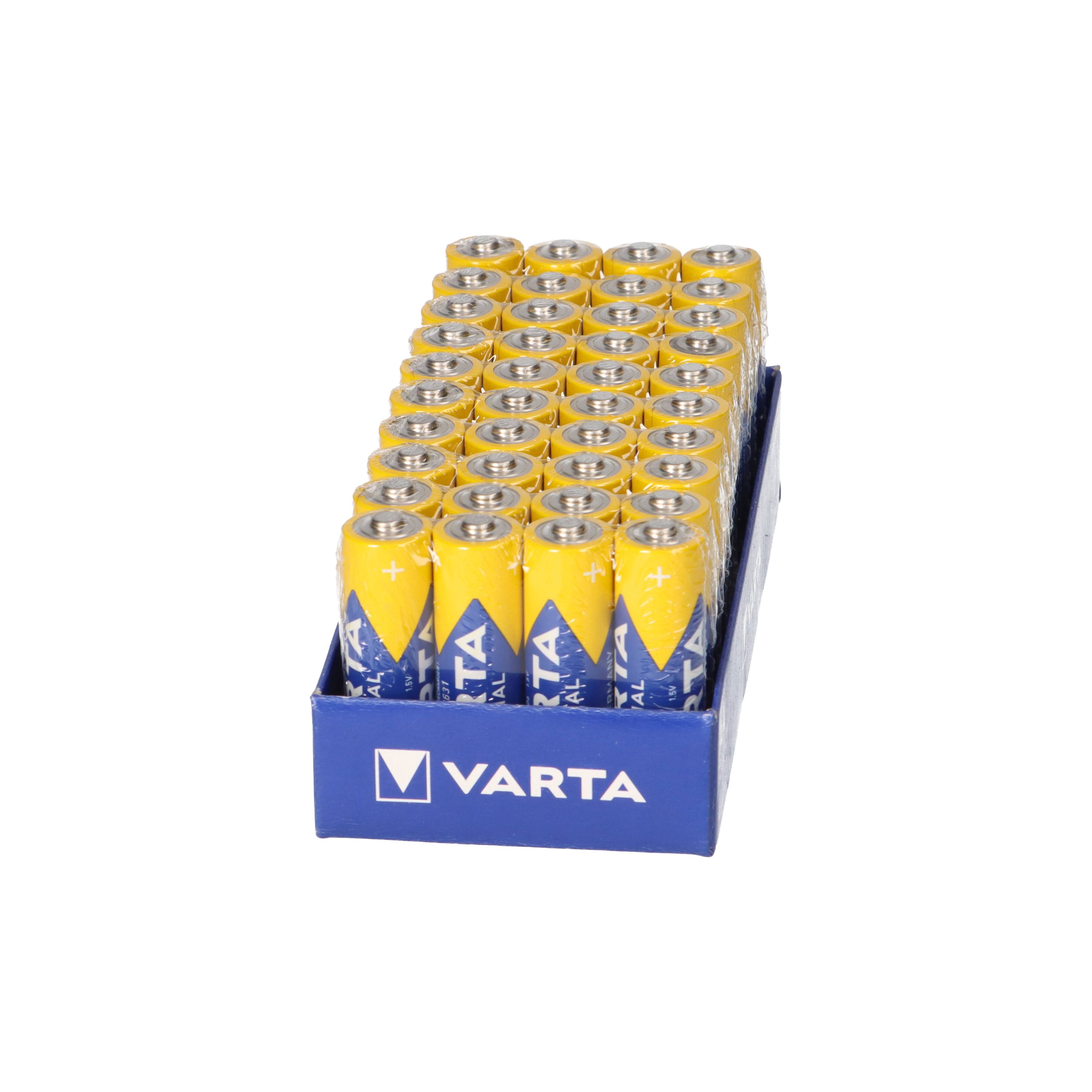 40x VARTA Industrial Pro AA LR6 1,5V Alkaline – Mignon 4006 Vorrat