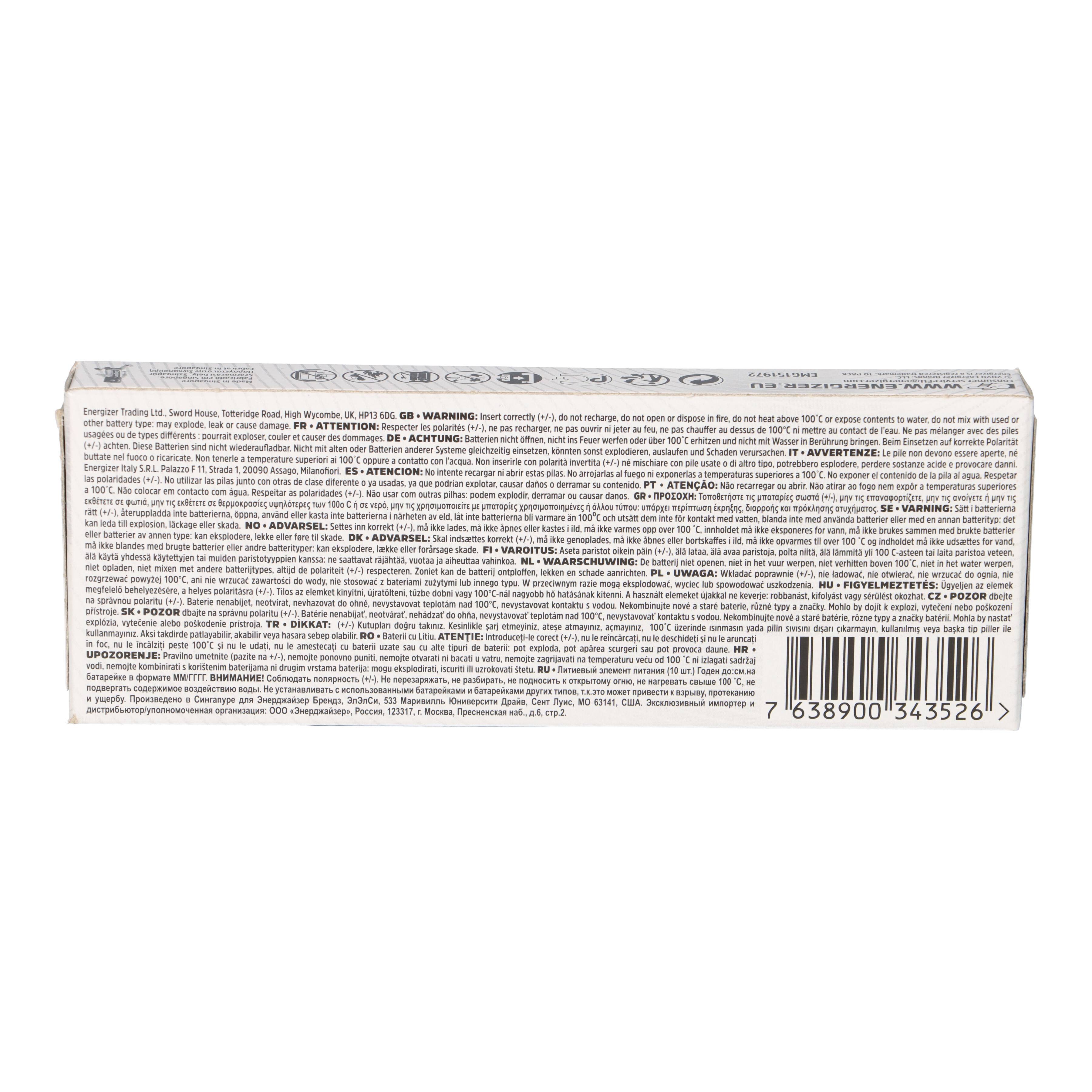 20x Energizer Ultimate Lithium AA Mignon L91 FR6 1,5V - 2x 10er Schachtel