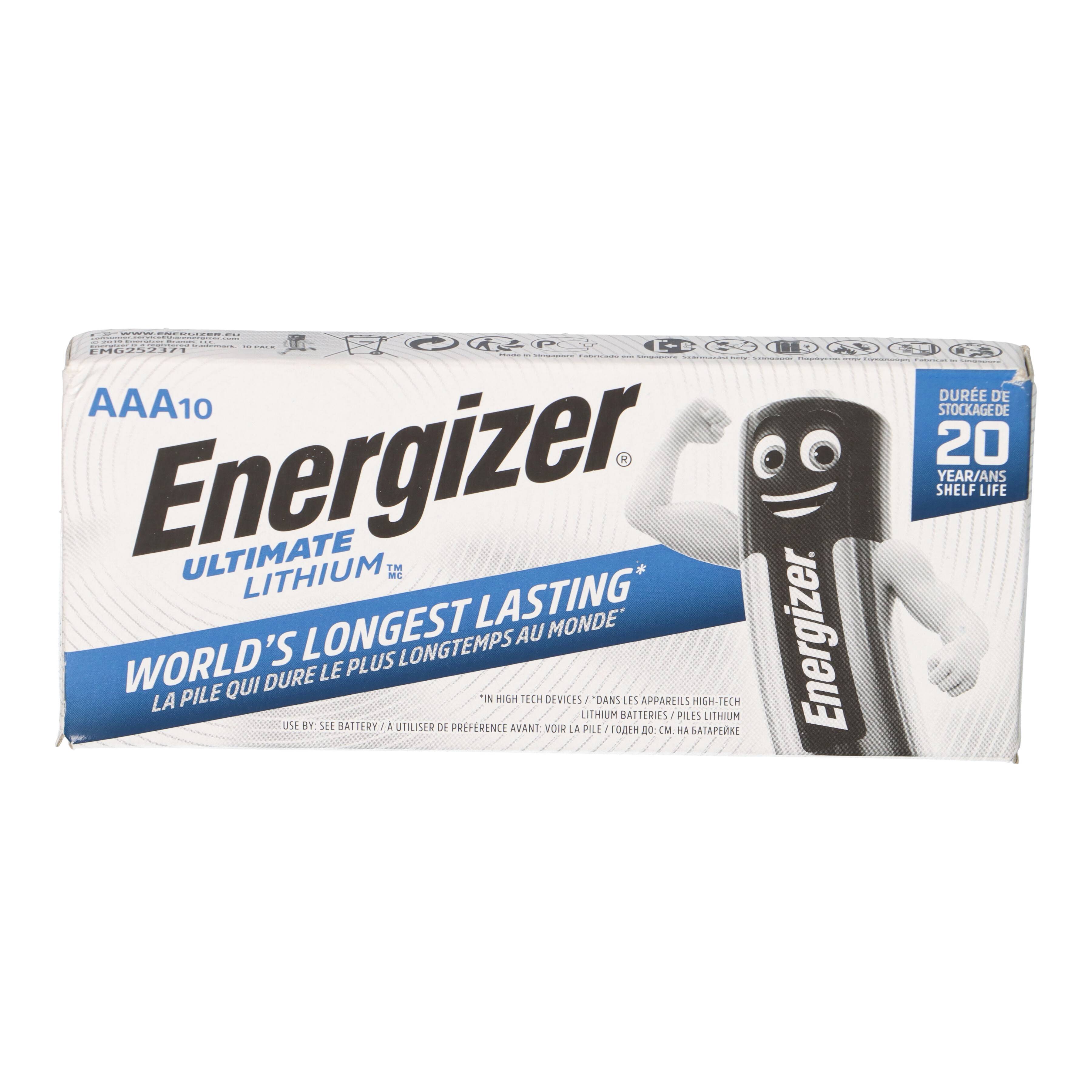 120x Energizer Ultimate Lithium AAA L92 FR03 1,5V – Großpack